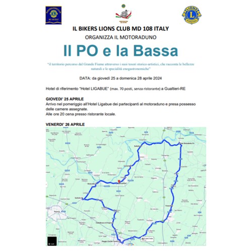 * PROGRAMMA (PDF) *<br>Il Po e la Bassa<br>aprile 2024