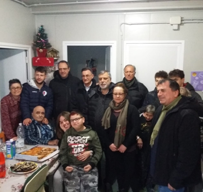 Donazione di mangime per animali <br />alle Aziende
 Lucarini di Pieve Torina e Lorenzotti di Camerino<br />danneggiate dal terremoto 2016