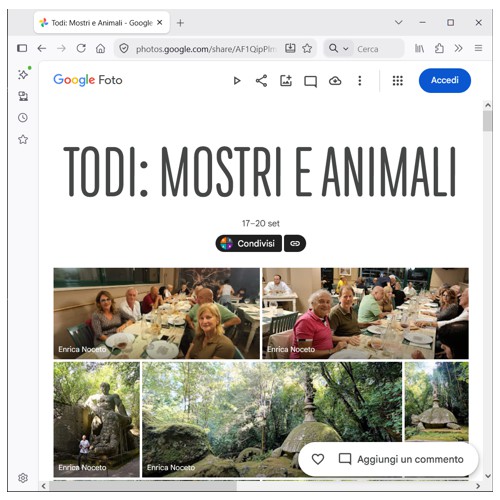 * GOOGLE - LINK *<br>Motoraduno TODI<br>settembre 2026